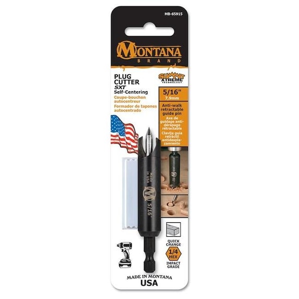 Montana Brand MB-65915 5-16 in. HD Self Center Plug Cutter MB-65915 - main